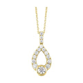 14Kt Yellow Gold Diamond 1/4Ctw Pendant