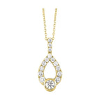 14Kt Yellow Gold Diamond 1/4Ctw Pendant