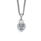 Large Pink Cz Heart Pendant