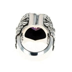 Black Cz Heart Ring