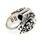 Black Cz Heart Ring