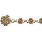 Rose Motif Chain Bracelet