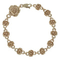 Rose Motif Chain Bracelet