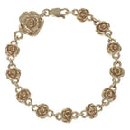 Rose Motif Chain Bracelet