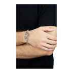 Handcuff Clasp Silver Bracelet
