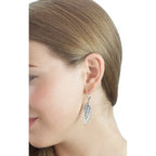 Large Wing Hook Earrings