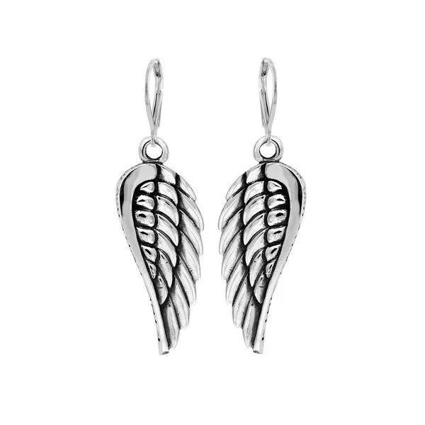 Large Wing Hook Earrings