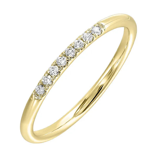 14K Yellow Gold Diamond 1/12Ctw Ring