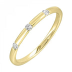 14K Yellow Gold Diamond 1/12Ctw Ring