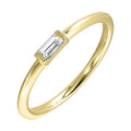 14Kt Yellow Gold Diamond 1/10Ctw Ring