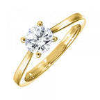 14Kt Yellow Gold Diamond 1/4Ctw Ring