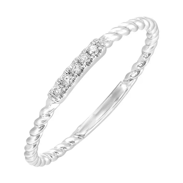 10Kt Yellow Gold Diamond 1/20Ctw Ring