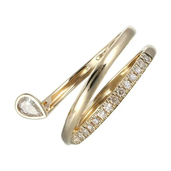 14Kt Yellow Gold Diamond 1/4Ctw Ring