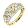 14Kt Yellow Gold Diamond 1Ctw Ring