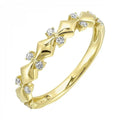 14K Yellow Gold Diamond 1/7Ctw Ring