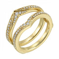14K Yellow Gold Diamond 1/3Ctw Ring