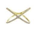 14K Yellow Gold Diamond 1/6Ctw Ring