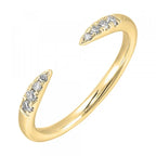 14Kt Yellow Gold Diamond 1/10Ctw Ring