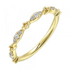 14K Yellow Gold Diamond 1/6Ctw Ring