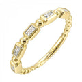 14K Yellow Gold Diamond 1/6Ctw Ring