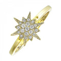 14Kt Yellow Gold Diamond 1/10Ctw Ring