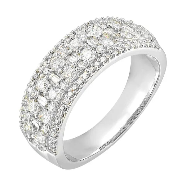14Kt Yellow Gold Diamond 1Ctw Ring
