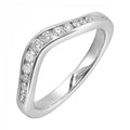 14K White Gold Diamond 1/4Ctw Ring