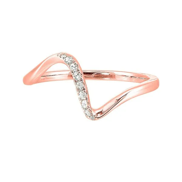 10K Yellow Gold Diamond 1/20Ctw Ring