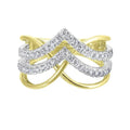 10K Yellow Gold Diamond 1/2Ctw Ring