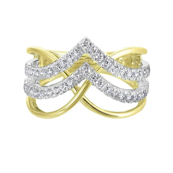 10K Yellow Gold Diamond 1/2Ctw Ring
