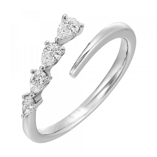 14K Yellow Gold Diamond 1/4Ctw Ring