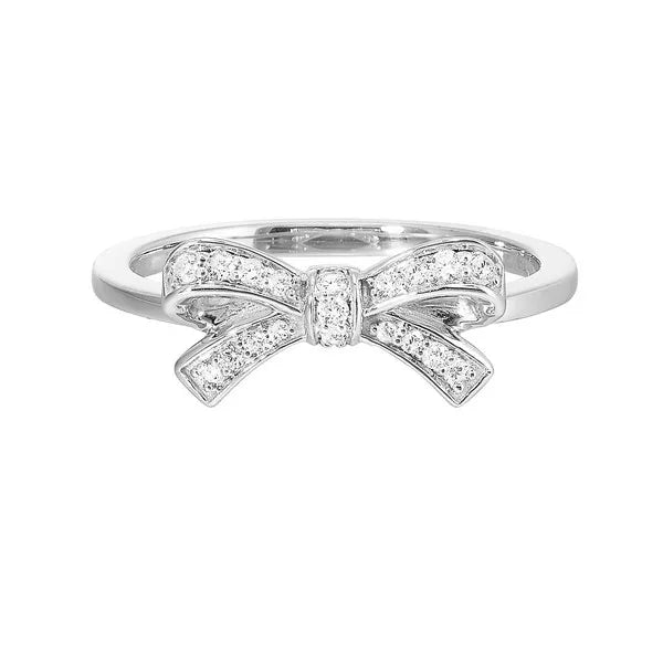 10K White Gold Diamond 1/7Ctw Ring