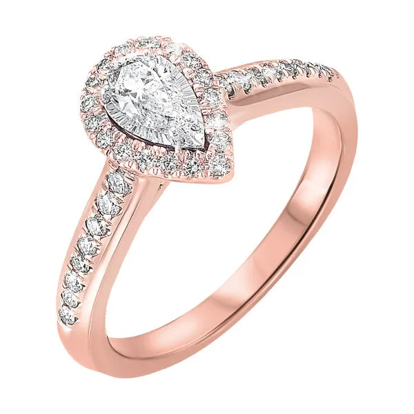 14Kt Yellow Gold Diamond 1/2Ctw Ring