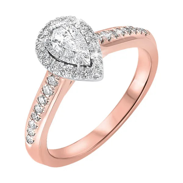 14Kt Yellow Gold Diamond 1/2Ctw Ring