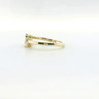 Chatham .55ct Sapphire & Diamond Ring