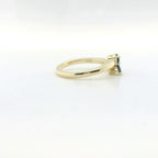 Chatham .55ct Sapphire & Diamond Ring