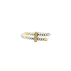 Perfect Love Two-Tone Diamond Bypass Ring