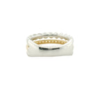 Perfect Love 0.25ct Diamond Two-Tone Triple Band Ring