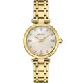 Seiko Diamond Dial Gold Watch
