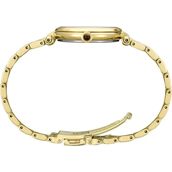 Seiko Diamond Dial Gold Watch