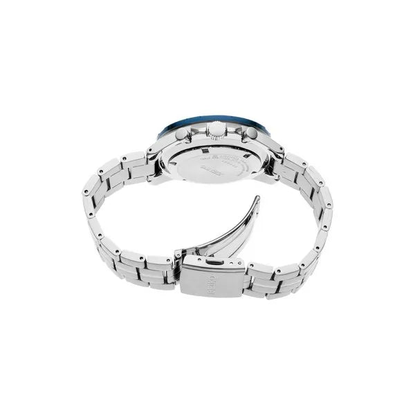 Seiko Essentials Blue Chronograph Watch