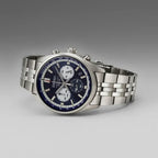 Seiko Essentials Blue Chronograph Watch
