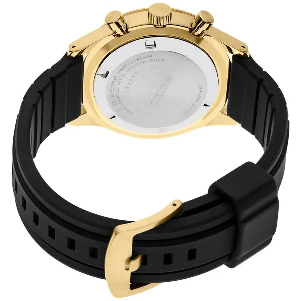 Seiko Essentials Streetwear Black Chronograph