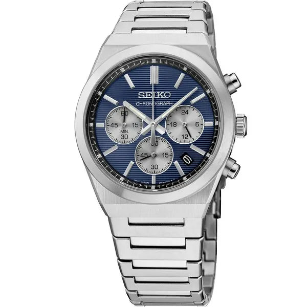 Seiko Essentials Blue Dial Chronograph