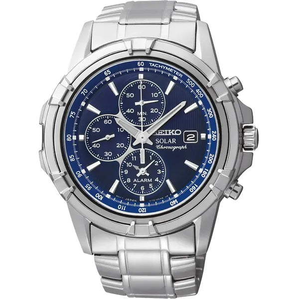 Seiko Solar Alarm Chronograph Watch