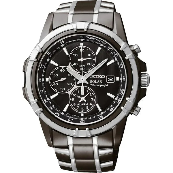 Seiko Solar Alarm Chronograph Watch