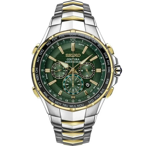 Seiko Coutura Solar Chronograph Watch