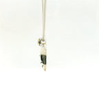 John Atencio Silver Angel Two-Tone Diamond Pendant with Chain