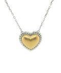 Perfect Love Two-Tone Heart Necklace