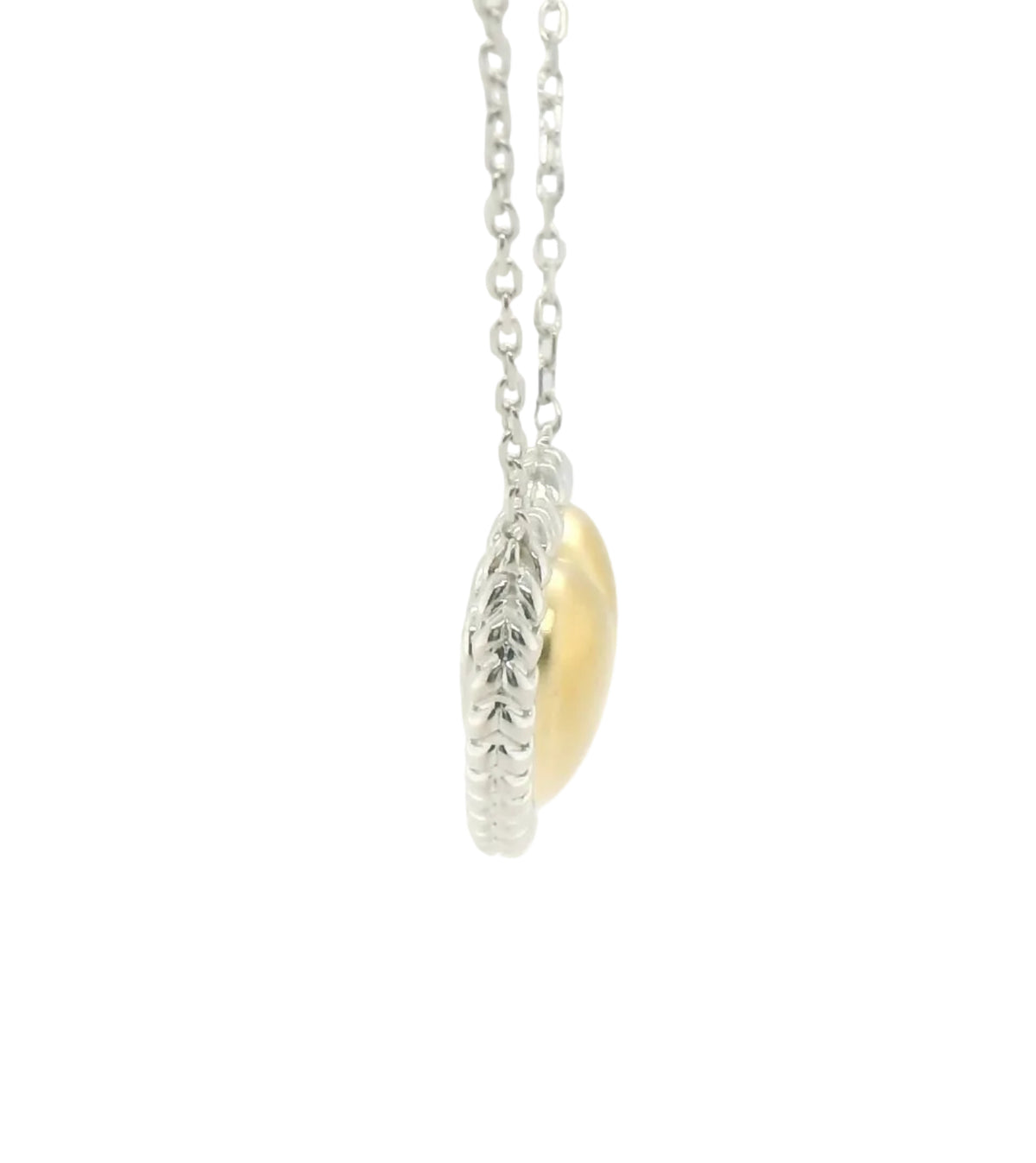 Perfect Love Two-Tone Heart Necklace